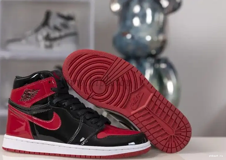 to God retail bred ready retro Patent air jordan 1 materials Pk ship 0512